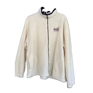 Vintage Andys SAN FRANCISCO Jacket Men's L SF  AREA Fleece Full Zip Made USA